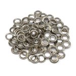 Люверсы металл ⌀11.0 мм (внутр.), никель, 50 шт, BIG