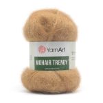 Пряжа YarnArt (ЯрнАрт) Mohair trendy / уп.5 мот. по 100 г, 220м, 116 кофе с молоком