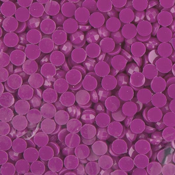 Стразы неклеевые акрил 2.5 мм, 100 г (10х10 г), /РП/, №3103 яр.малиновый, Zlatka OZM