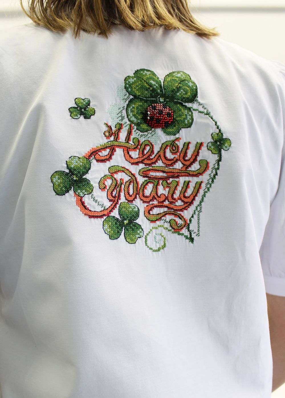 Набор для вышивания нитками МП Студия (Жар-птица), Несу удачу 17х18 см