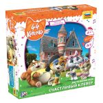 Игра настольная Счастливый клевер. 44 котёнка, Zvezda 8866