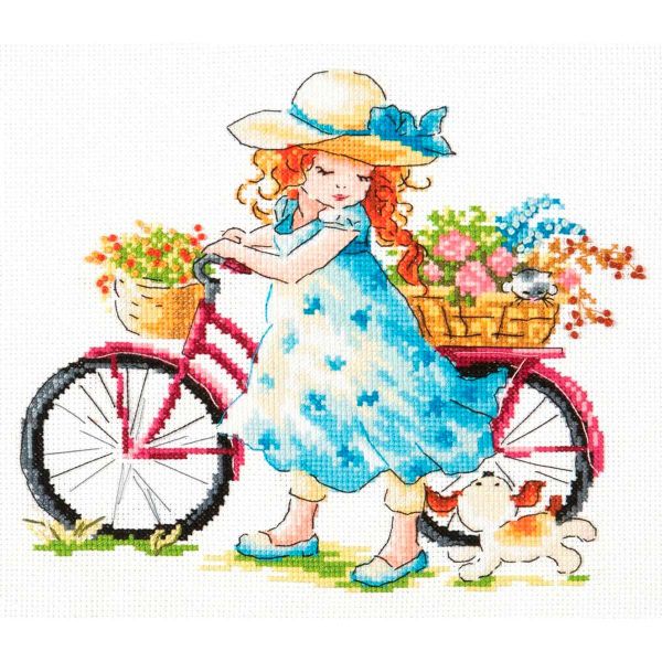 Набор для вышивания нитками Чудесная игла, И я с вами! 22х19см