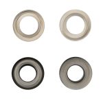 Люверсы металл ⌀_9.2 мм (внутр.), №24, сталь, чер.никель, 100 шт, New Star