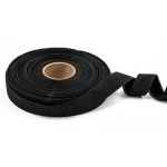 Лента (тесьма) жаккардовая 18.0 мм / 25±1 метров, рис 762 черный, Gamma С1851Г17