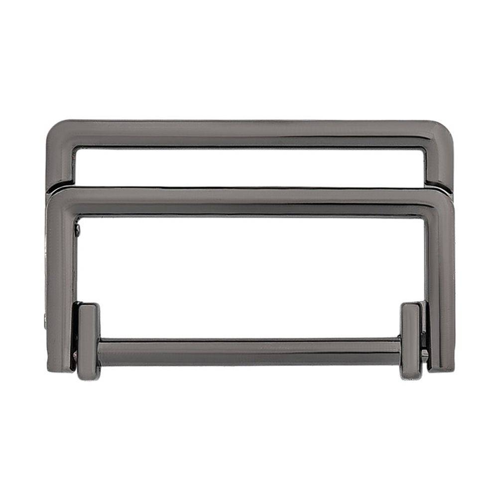 Пряжка прямоугольная 30 мм, металл (Pewter олово (черный никель)), МТ_1872, 6 шт