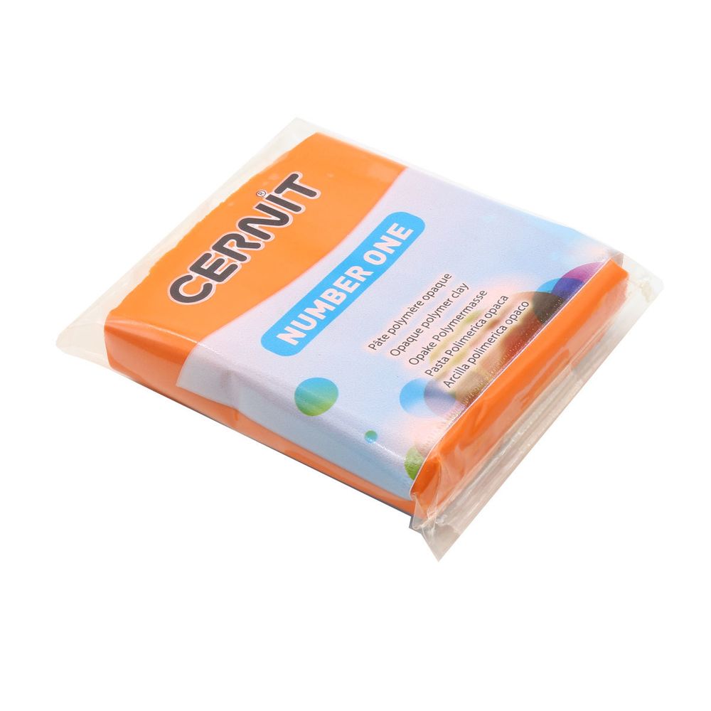Полимерная глина Cernit №1 запекаемая, классическая 56-62 гр, 752 оранжевый