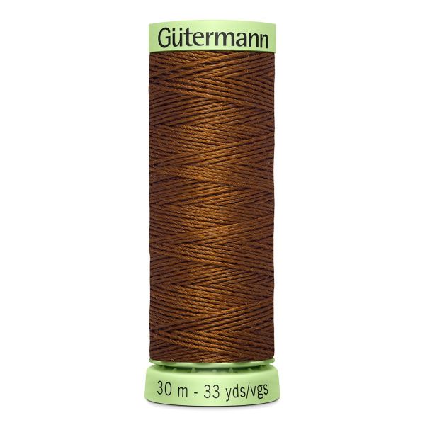 Нитки отделочные Gutermann Top Stitch, 30м, 650 золотисто-каштановый, 5 катушек