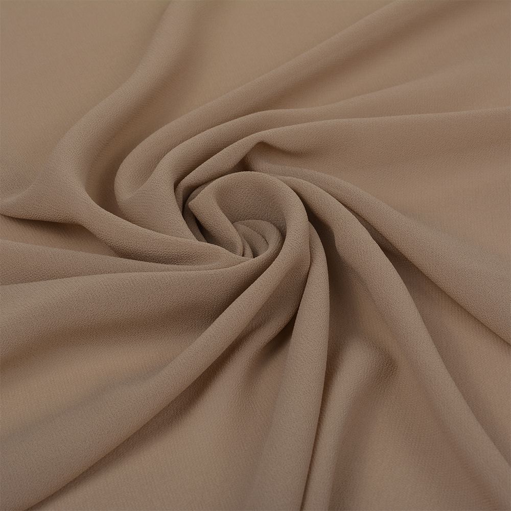 Креп-шифон 105 г/м², шир.150 см, цв.102 какао, 35м /TOS/