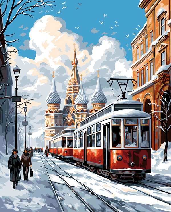 Картина по номерам Фрея PNB/PL-270, В центре города, 50х40 см