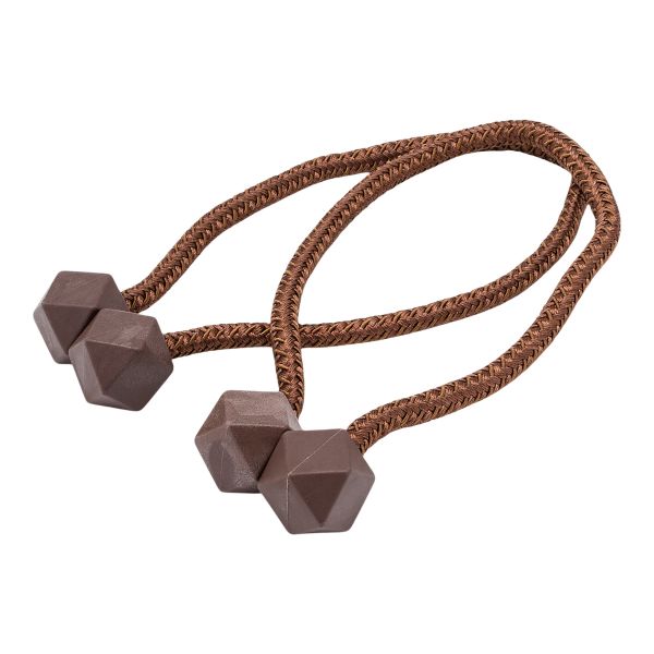 Подхваты шторные магнитные, 2 штук, шоколад, MTW183