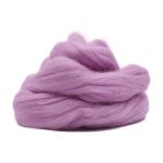 Лента для валяния полутонкая, 100% шерсть, 50гр Камтекс (058 сирень)
