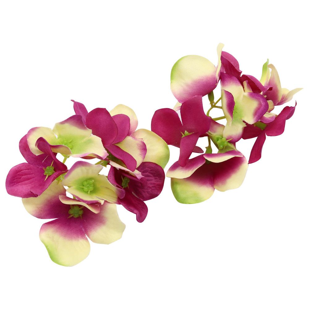 Цветы искусственные декоративные 9см, 2 шт в упак, пурпурный