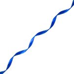 Лента атласная 1-сторонняя 6.0 мм / 22.86±1 метров, с серебряной нитью, 40 ярко-синий, Globus