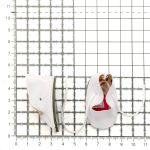 Ботиночки для кукол 4,5смх2 пары, белые /TOS/