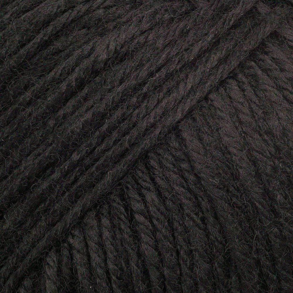 Пряжа Люблю вязать Фитнес 100 / уп.6 мот. по 50 г, 100 м, 990 черный