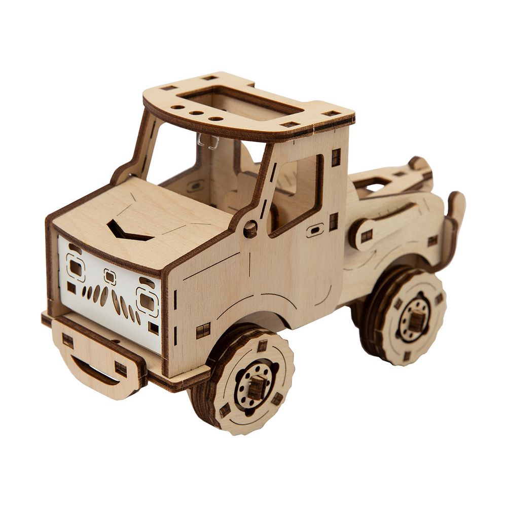 Пазл 3D фанера FTR-03, Мини эвакуатор, Rezark FTR-03