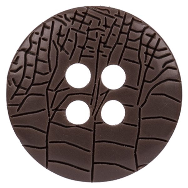 Пуговицы 4 прокола костюмные 11 мм, 24 шт, 303 коричневый, Blitz DRN 0027