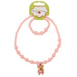 Набор детской бижутерии, 10 шт, №06 медвежонок, Cherry Mary J3004