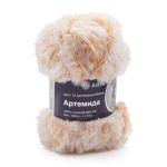 Пряжа Astra Premium (Астра Премиум) Артемида / уп.3 мот. по 100 г, 60 м, 23 оранжевый/белый