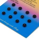 Кнопка пришивная металл ⌀5.0 мм, черный, 24 шт, Pony