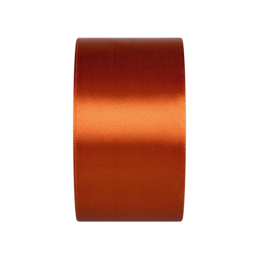 Лента атласная 1-сторонняя 50.0 мм / 33±2 метра, 149 рыжий, Gamma