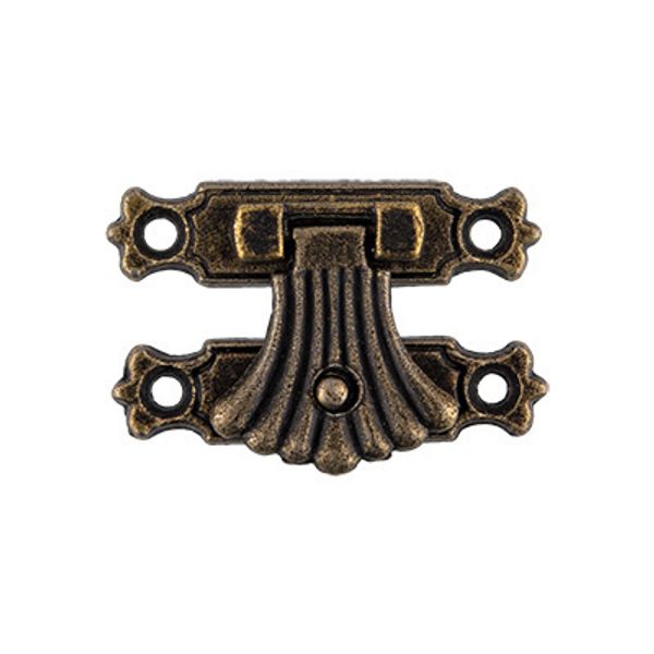 Замок для шкатулок 3.7х2.4 см, 5 шт, 02 бронза, Mr.Carving