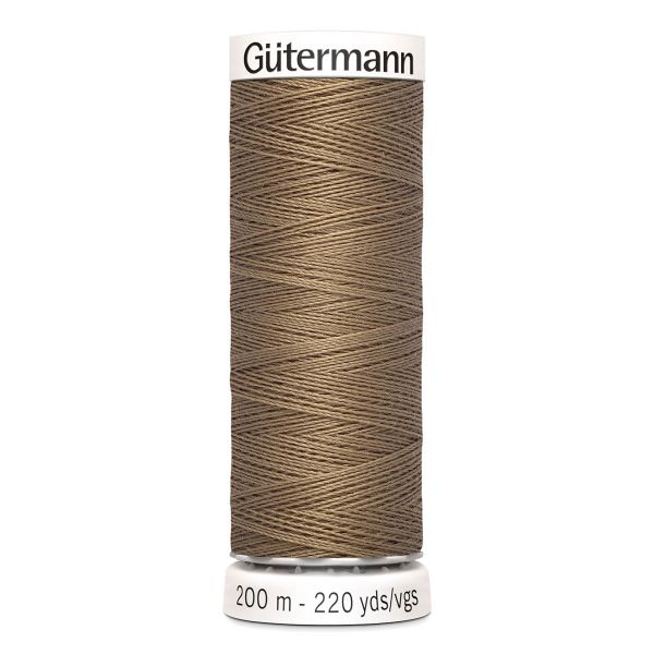 Нитки универсальные Gutermann Sew-all, 200м, 850 зеленовато-бежевый, 5 катушек