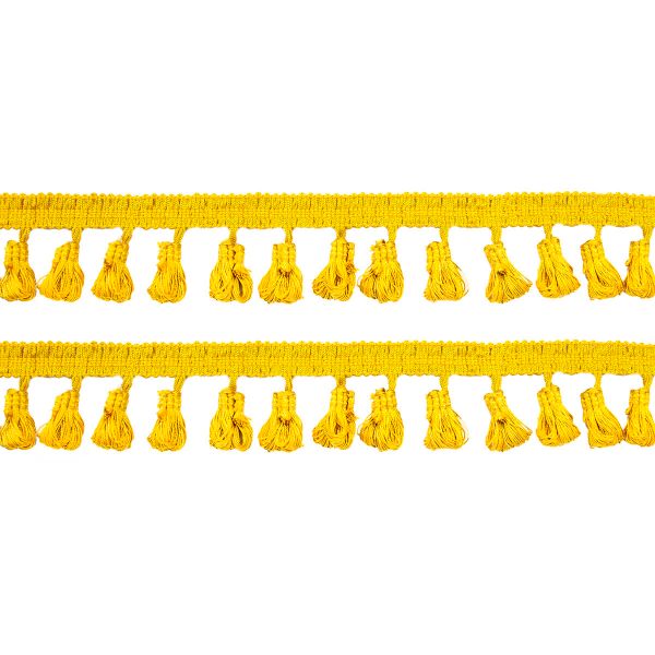 Бахрома отделочная 50.0 мм / 10 метров, с кистями 188 золото