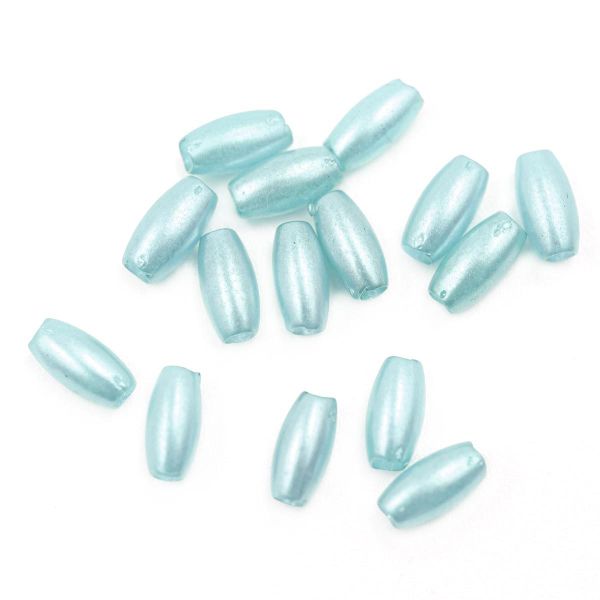 Бусины пластик (жемчуг) 3х6 мм, 15 г, Astra&Craft, J517 голубой