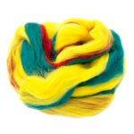 Шерсть для валяния Камтекс Лента для валяния п/тонкая 1х50 г, (25-28 мкр), 2.1 м, меланж 11 410, 618790-2