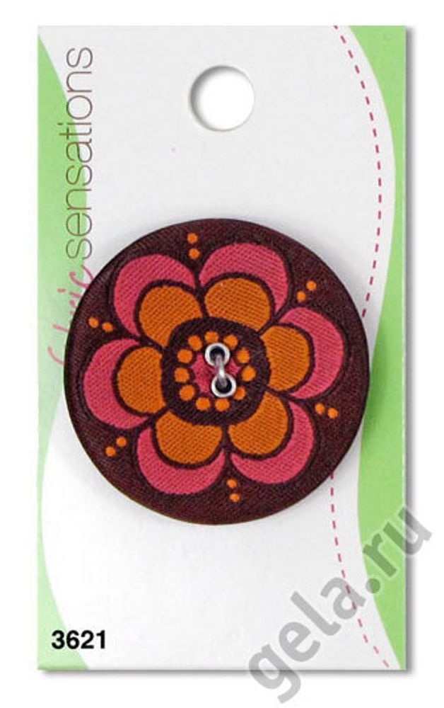 Пуговицы 2 прокола Blumenthal Lansing Fabric Sensations, 38,1 мм, 60L, разноцветный, 1 шт /TOS/