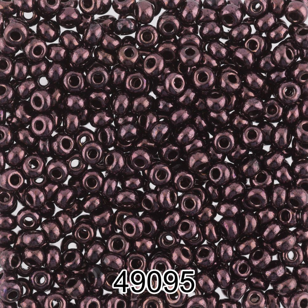 Бисер Preciosa 10/0 (2.3 мм), 500 г, 49095 (Ф461) т.коричневый