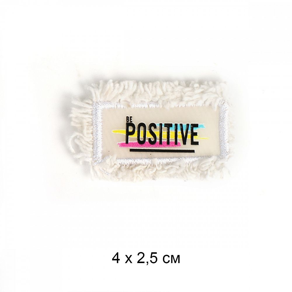 Аппликации пришивные 2383 Positive 4х2,5см, 20 шт