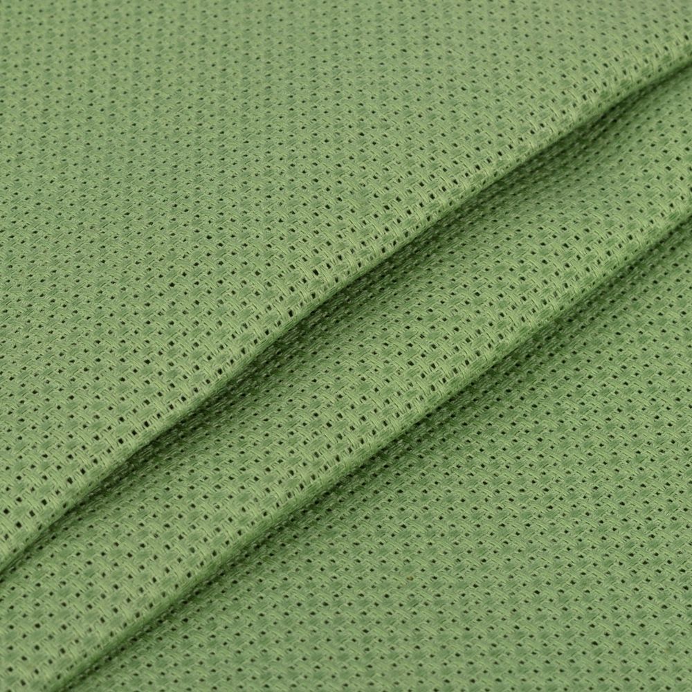 Канва Aida 14 ct, 150 см / 10 метров, зеленый, Gamma K04