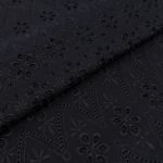 Ткань шитьё (прошва) 285 г/м², 140 см / 10 метров, черный, Gamma YFAS-2309