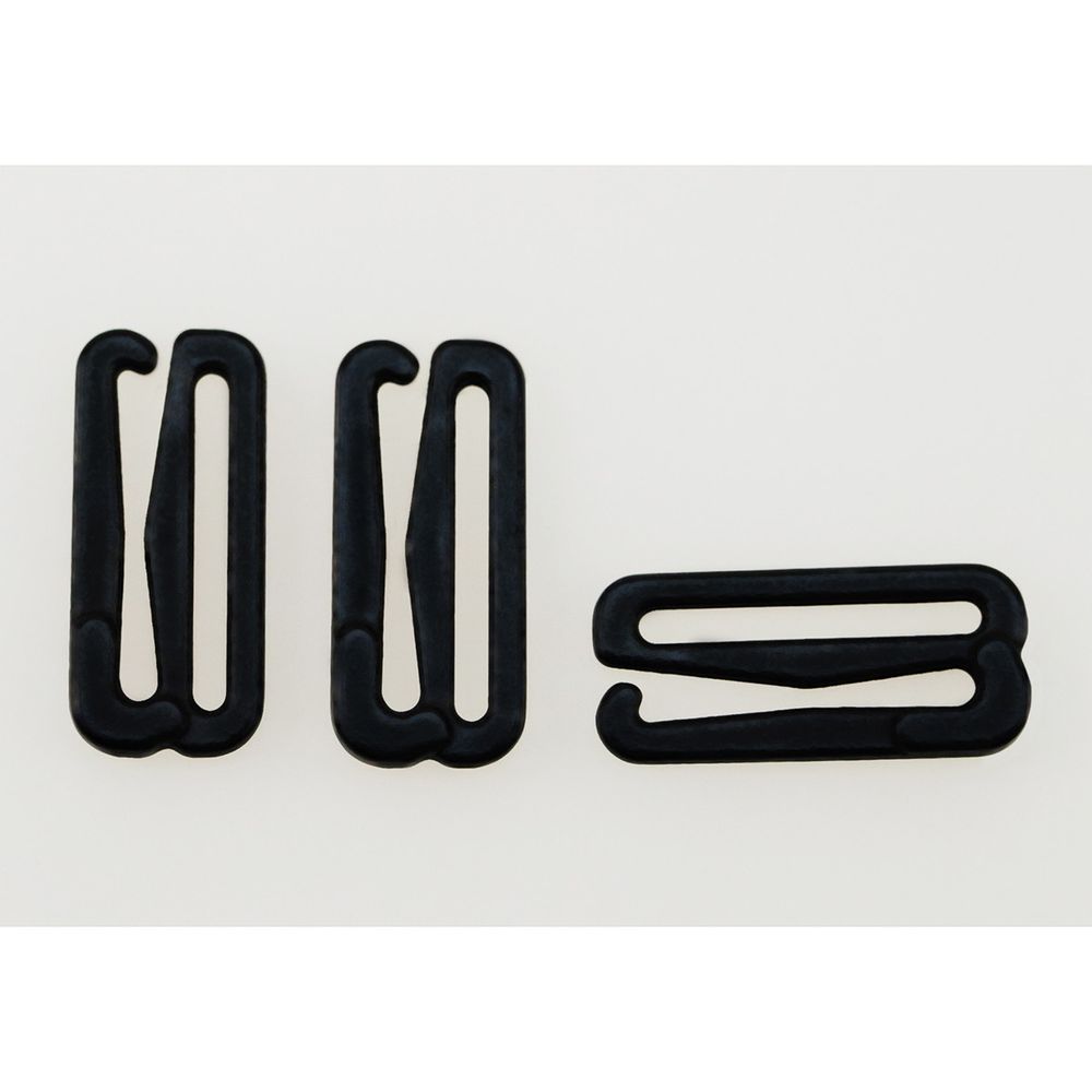Крючки для бюстгальтера металл 20.0 мм, 170 черный, Arta, 50 шт