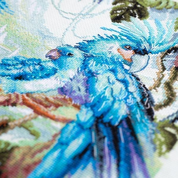 Набор для вышивания нитками Чудесная игла Premium, Затерянный мир 40х30 см