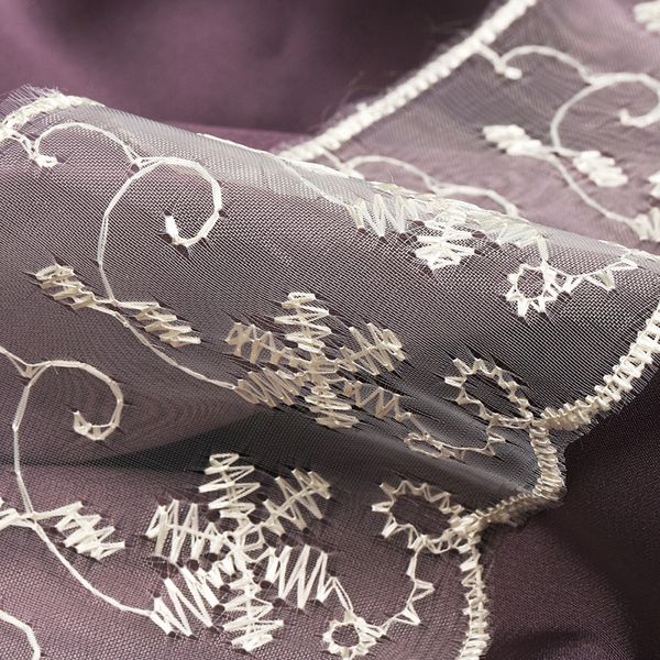 Кружево капроновое 65 мм / 13.7 м, 30011 цв.002 бл.желтый, Kruzhevo