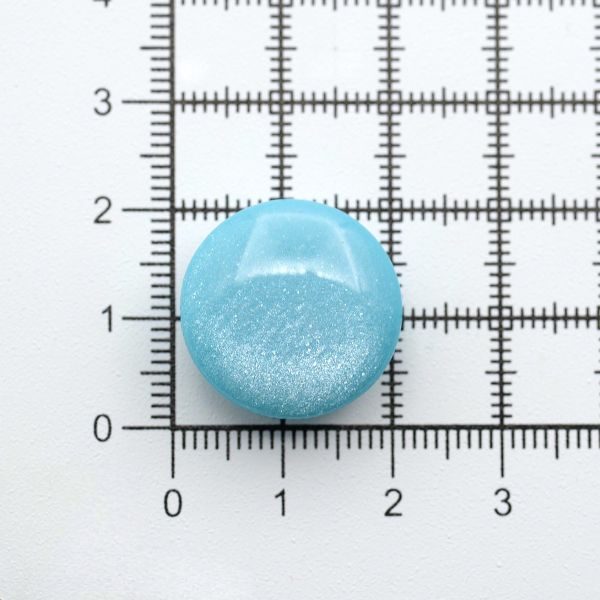 Пуговицы на ножке 32L (20мм), пластик (col.17 голубой), 72 шт, CR P-45