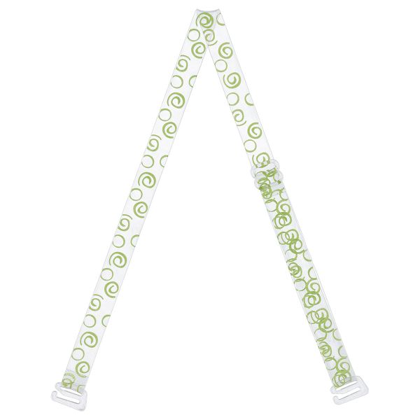 Бретели для бюстгальтера 10 мм, 10 пар, зеленый, Gamma BR-1022