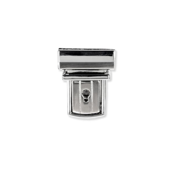 Замок для сумки 37х29 мм, 5 шт, под никель, Gamma LBZ-18N