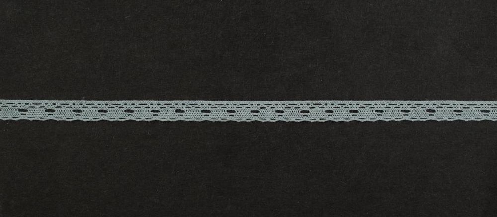 Кружево вязаное (тесьма) 9 мм, цв.св.серый, Alfa, 25 метров, AF-007-071 Кружево вязаное (тесьма) 9 мм, цв.св.серый, Alfa, 25 метров, AF-007-071