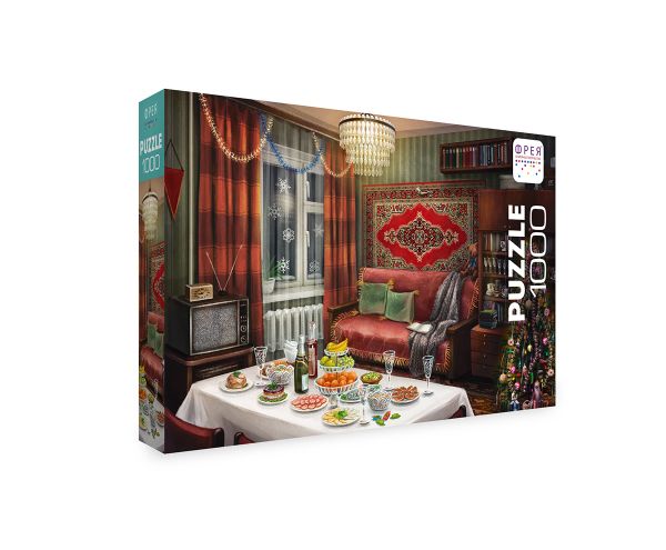 Пазл 1000 элементов, В ожидании нового года, PZL-1000/48, Фрея