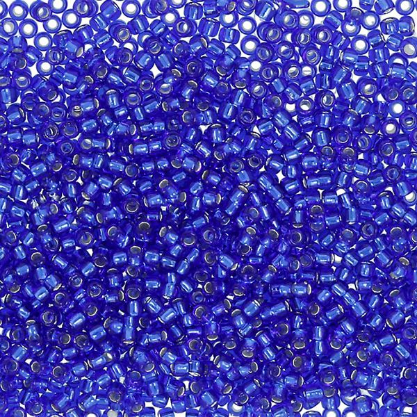 Бисер Toho 15/0 круглый (1.5 мм), 500 г, 0028 яр.синий