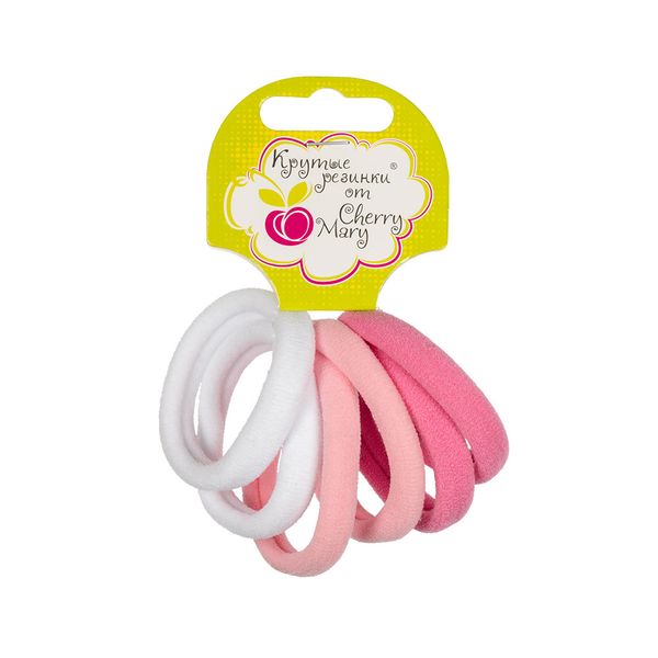 Набор резинок для волос R6101, 30 шт, №01 ассорти, Cherry Mary R6101