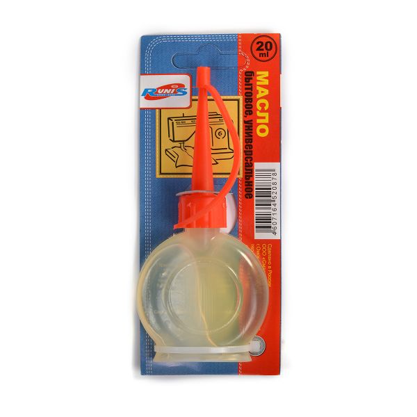 Масло смазочное бытовое RUNIS 2-005 универ. 20 мл (на блистере)