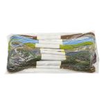 Резинка шляпная (шнур эластичный) ⌀1.5 мм / 5.5 метров, 0370-0301, ассорти, 14 шт