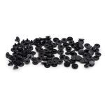 Кнопка Альфа (S-образная) ⌀10.0 мм, ≈100 шт, нерж.сплав, черненый, BIG