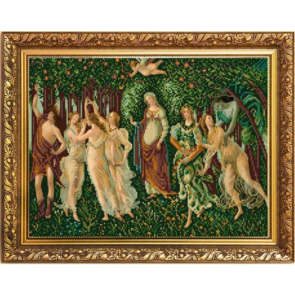 Рисунок для вышивания Конек (ткань), 1354 Весна (Боттичелли) 29х39 см  купить в ШвейСклад