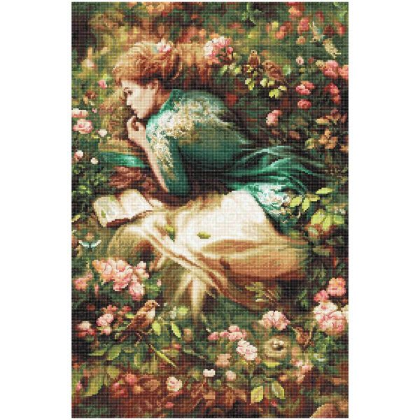 Набор для вышивания нитками LetiStitch, В сказочную страну 44х29см